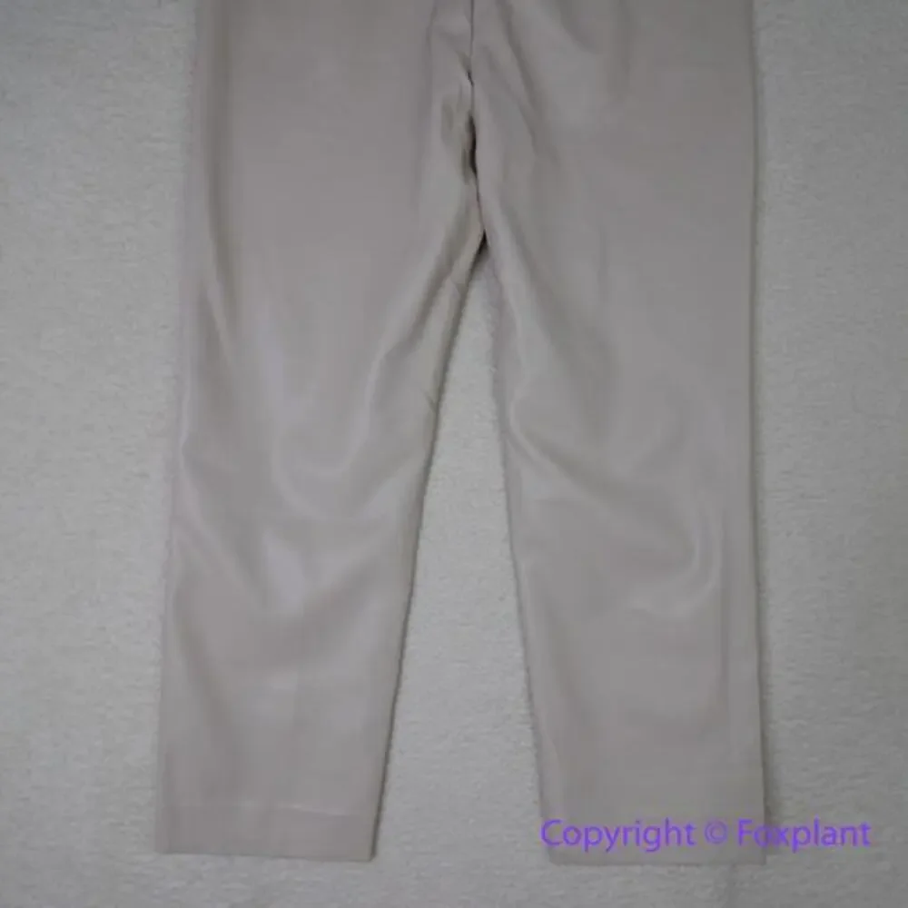 New!‎ J. Crew *Pen Mark* Kate straight-leg pant in faux leather, size 12